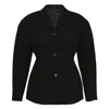 Jil Sander Double Face Technical Jacket In Black