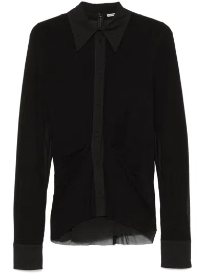 JIL SANDER DOUBLE LAYER SHIRT