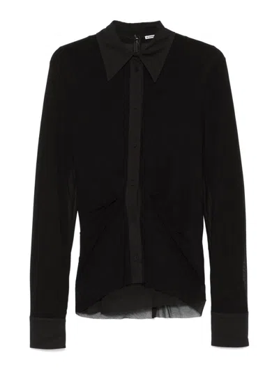 JIL SANDER CAMISA - NEGRO