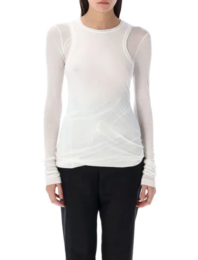JIL SANDER DOUBLE-LAYERED T-SHIRT