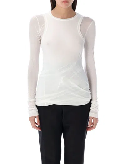 Jil Sander Double-layered T-shirt In White