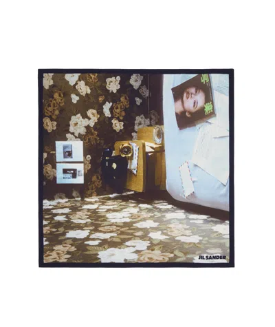 Jil Sander Double Printed Scarf In 218 Room