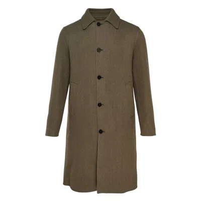 Jil Sander Double Split Overcoat In Multi