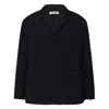 Jil Sander Double Split Sport Jacket In Black