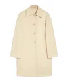 Jil Sander Double Wool Coat In Neutral