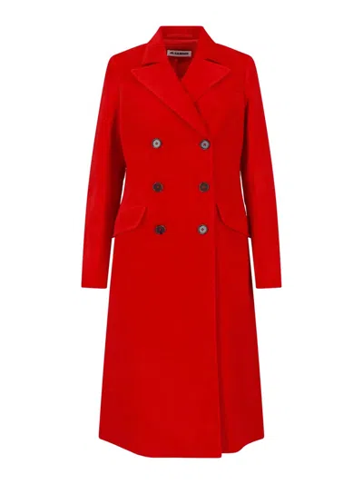 JIL SANDER DOUBLE-BREASTED COAT