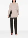 Jil Sander Double-breasted Jacket In Gray