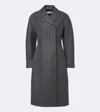 Jil Sander Double-breasted Virgin Wool Coat In Multi