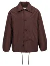 Jil Sander 'collared Drawstring Elasticated Cuffs Jacket'