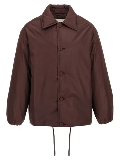 JIL SANDER DOWN BLOUSON 08 PUFFER JACKETS BROWN