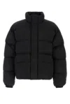 Jil Sander Midnight Blue Nylon-blend Down Jacket In Black