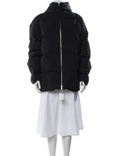 Pre-owned Jil Sander Down Coat In Black
