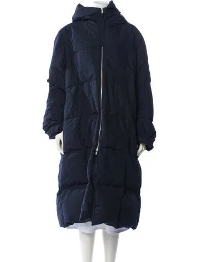 Pre-owned Jil Sander Down Coat In Blue