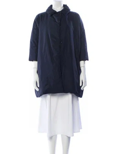 Pre-owned Jil Sander Down Coat In Blue