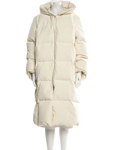 Pre-owned Jil Sander Down Coat In Yellow