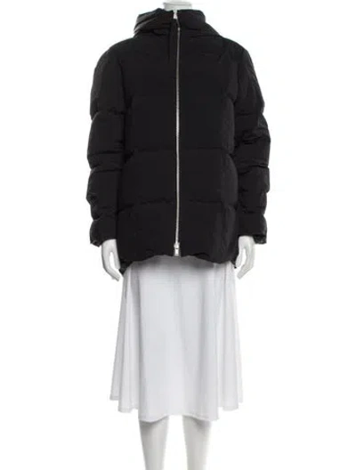 Pre-owned Jil Sander Down Down Coat In Black