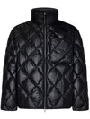Jil Sander Diamond-quilted Recycled Nylon Down Jacket In Black