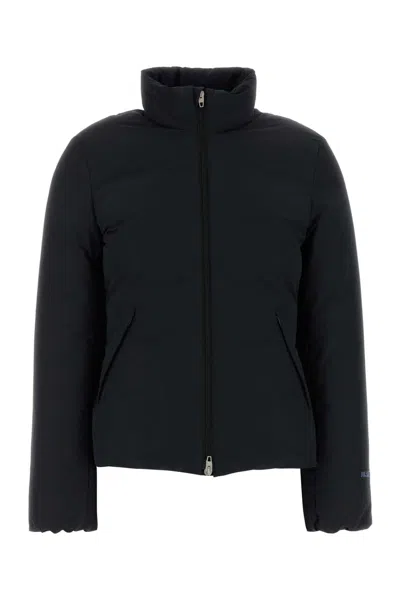 Jil Sander Down Jacket 23 W Logo In Black