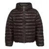 Jil Sander Technical Fabric Down Jacket In Animal Print