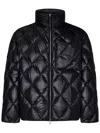 Jil Sander Diamond-quilted Recycled Nylon Down Jacket In Black