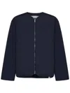 Jil Sander Zip-up Jacket In Blue
