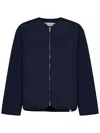 Jil Sander Zip-up Jacket In Blue