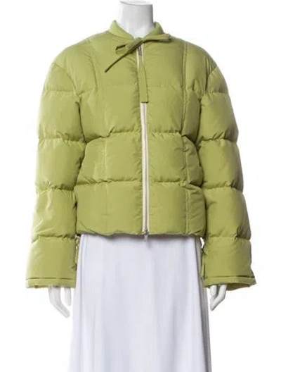 Pre-owned Jil Sander Down Jacket In Green