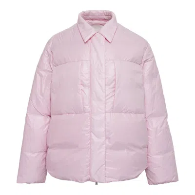 Jil Sander Down Jacket In Pink