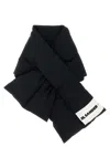 Jil Sander Down Scarf 01 Scarves And Foulards Black In Black