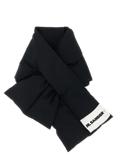 Jil Sander Down Scarf 01 Scarf In Black
