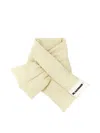 Jil Sander Down Scarf 01 Scarves And Foulards Beige In Sand