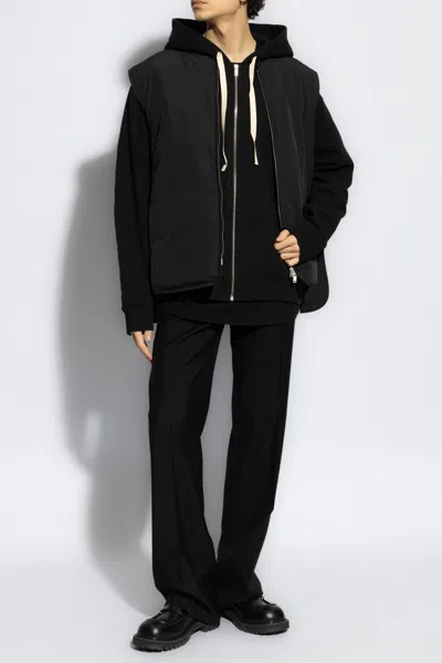 Jil Sander+ Down Vest In Black