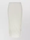 Jil Sander Draped Detail Midi Skirt With Elastic Waistband