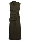 Jil Sander Draped Maxi Dress