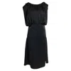 Jil Sander Black Cotton Suit In Black