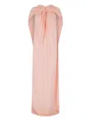Jil Sander Long Dress In Pink
