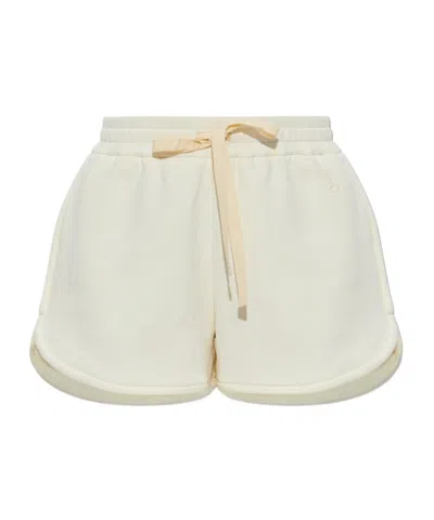 Jil Sander Drawstring Bermuda Shorts In White