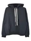 Jil Sander Drawstring-fastening Hoodie In Blue