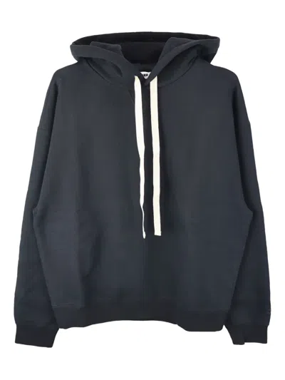 Jil Sander+ Drawstring-fastening Hoodie In Blue