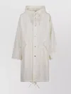 Jil Sander Drawstring Hooded Parka Front Pockets