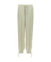 Jil Sander Lightweight Relaxed Fit Joggers With Elastic Details In Nude