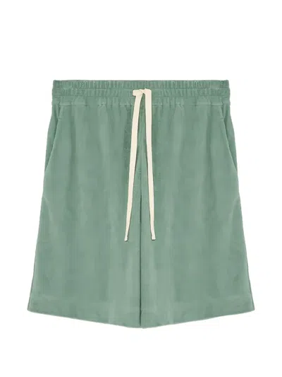 Jil Sander Drawstring Shorts In Green