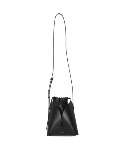 JIL SANDER DRAWSTRING SHOULDER BAG