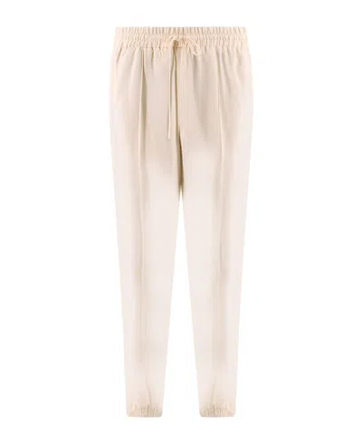 Jil Sander Drawstring Tapered Trousers In Multicolor