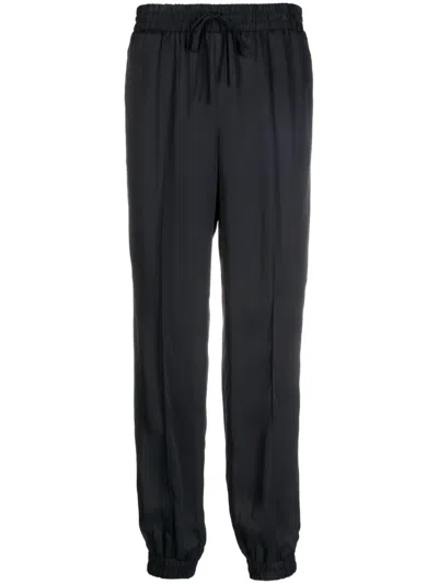 JIL SANDER DRAWSTRING TAPERED TROUSERS