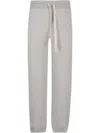 Jil Sander Cotton Joggers With Back Pocket And Elastic Waistband In Grey