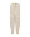 Jil Sander Drawstring-waist Cotton Track Pants In Nude
