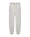 Jil Sander Drawstring-waist Cotton Track Pants In White