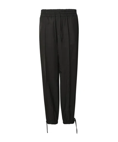 JIL SANDER JIL SANDER HIGH WAIST DRAWSTRING TROUSERS