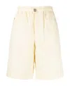 Jil Sander Drawstring-waistband Shorts In White